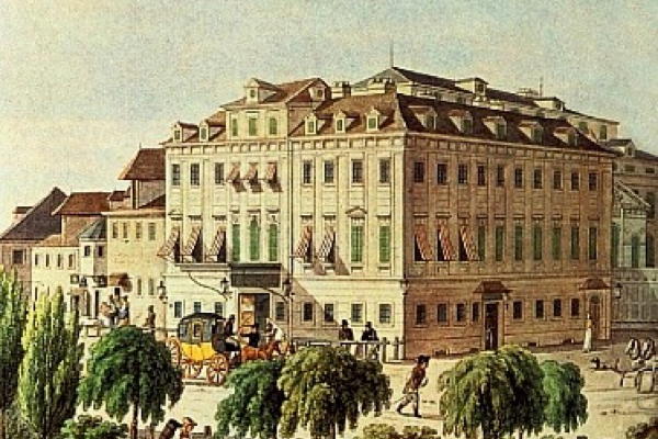 The Theater an der Wien in Beethoven's time.
